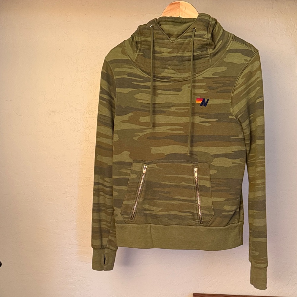 Aviator Nation camouflage hoodie size XS